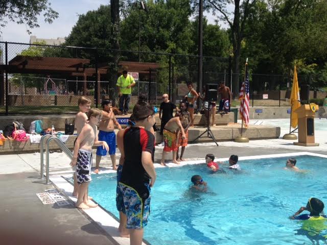 kittrell pool ribbon cutting